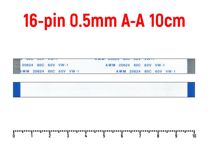 Шлейф FFC 16-pin Шаг 0.5mm Длина 10cm Прямой A-A A