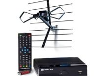 Цифровые тв приставки (ресиверы) DVB-T2, антенны