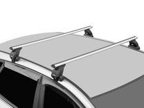 Багажник на крышу Volkswagen Polo седан Lux Aero