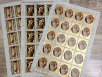 Живопись-листы марок